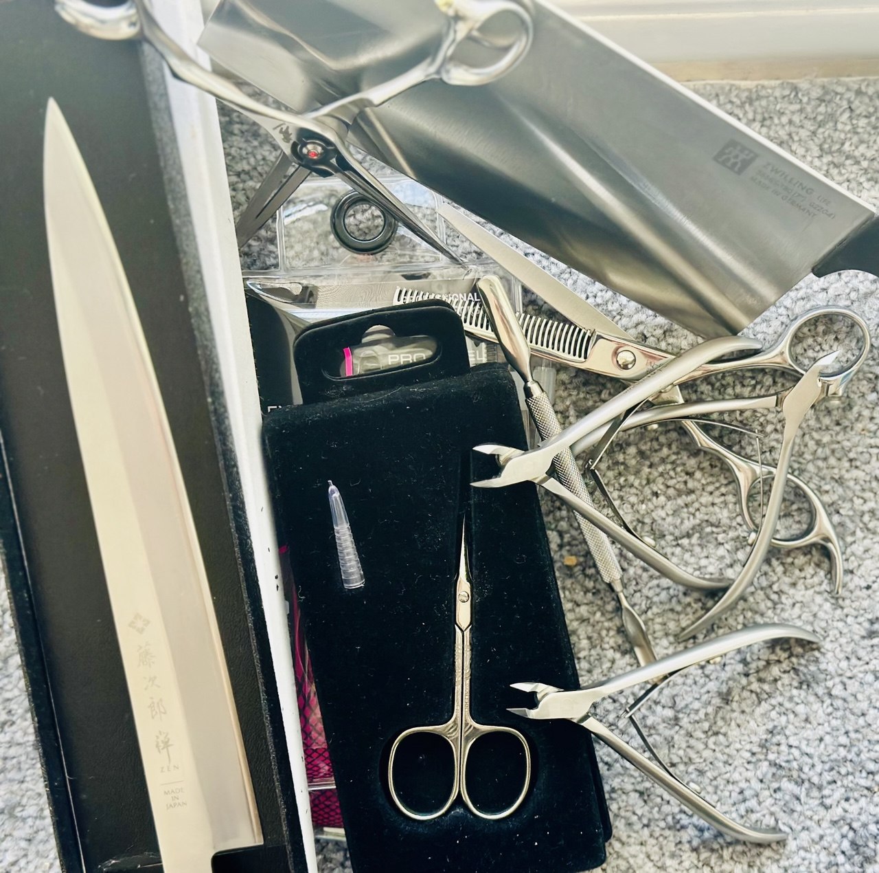 Różne nożyczki i cążki do ostrzenia Gdynia